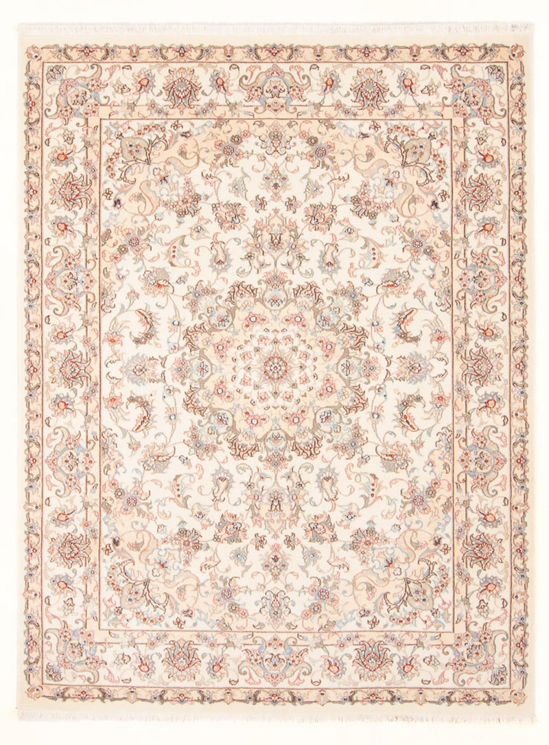 Tapis persan - Tabriz - Royal - 203 x 150 cm - crème