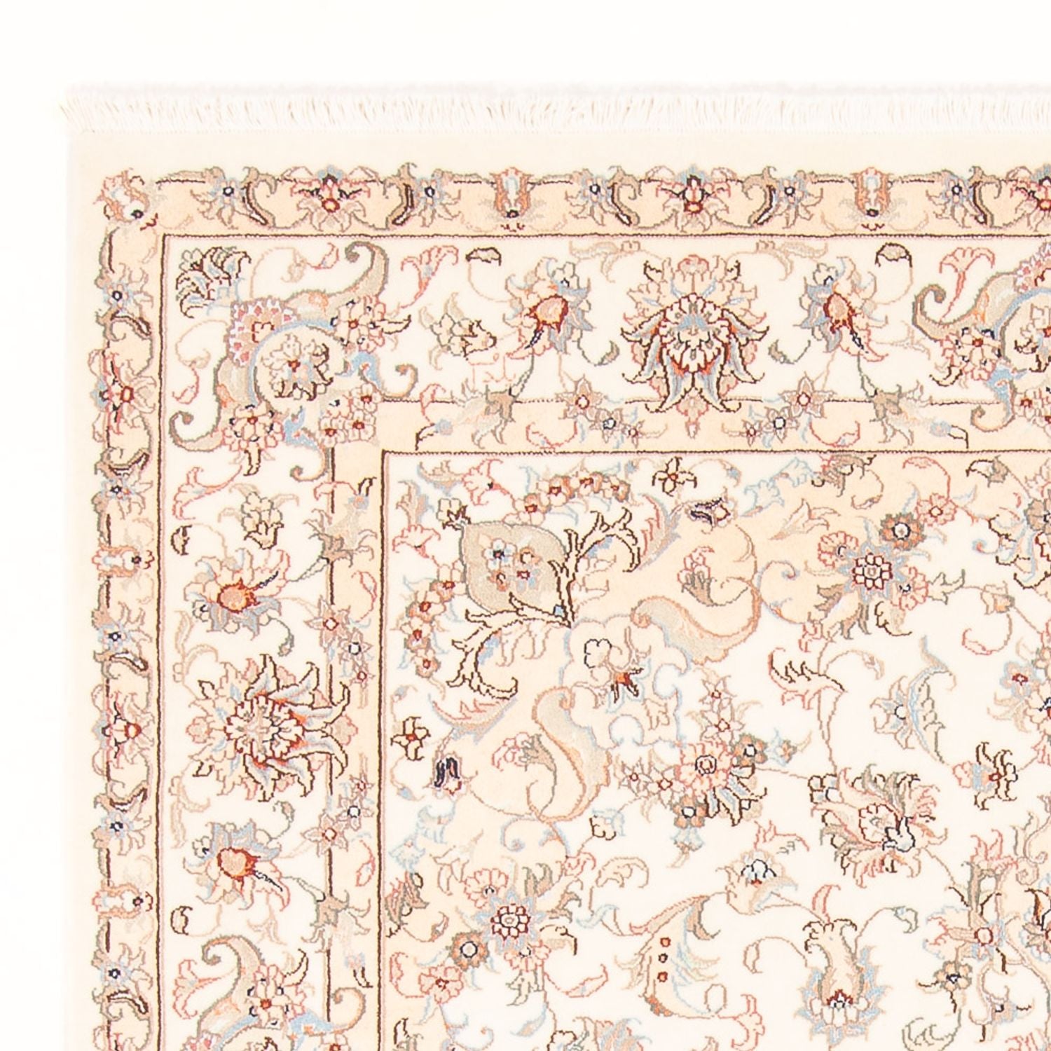 Tapis persan - Tabriz - Royal - 203 x 150 cm - crème