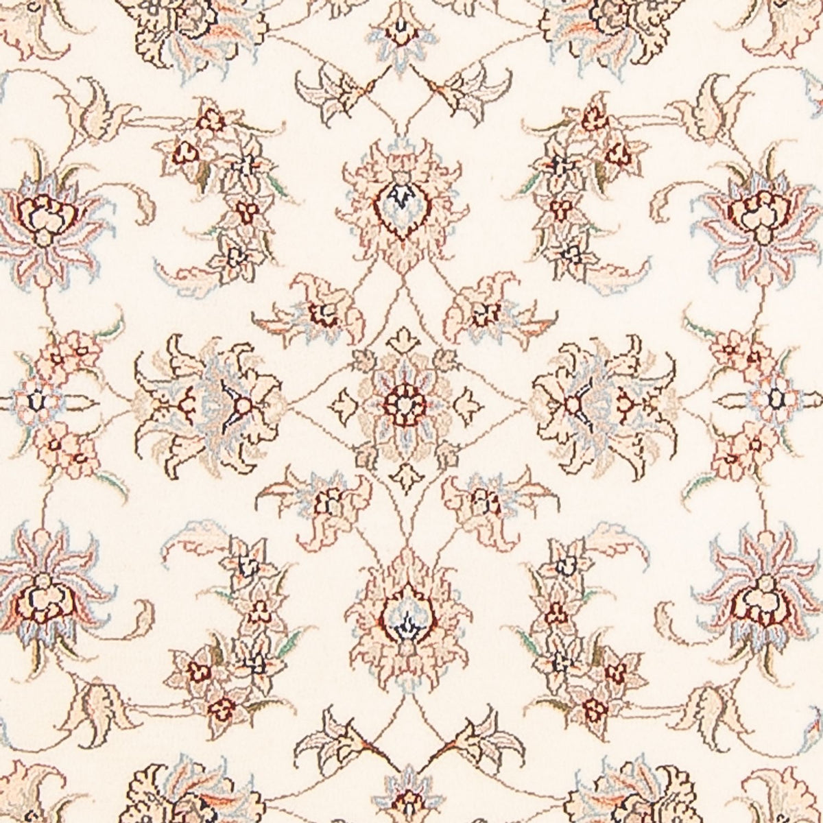 Tapis de couloir Tapis persan - Tabriz - Royal - 295 x 89 cm - crème