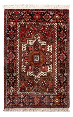 Tapis persan - Nomadic - 72 x 48 cm - rouge
