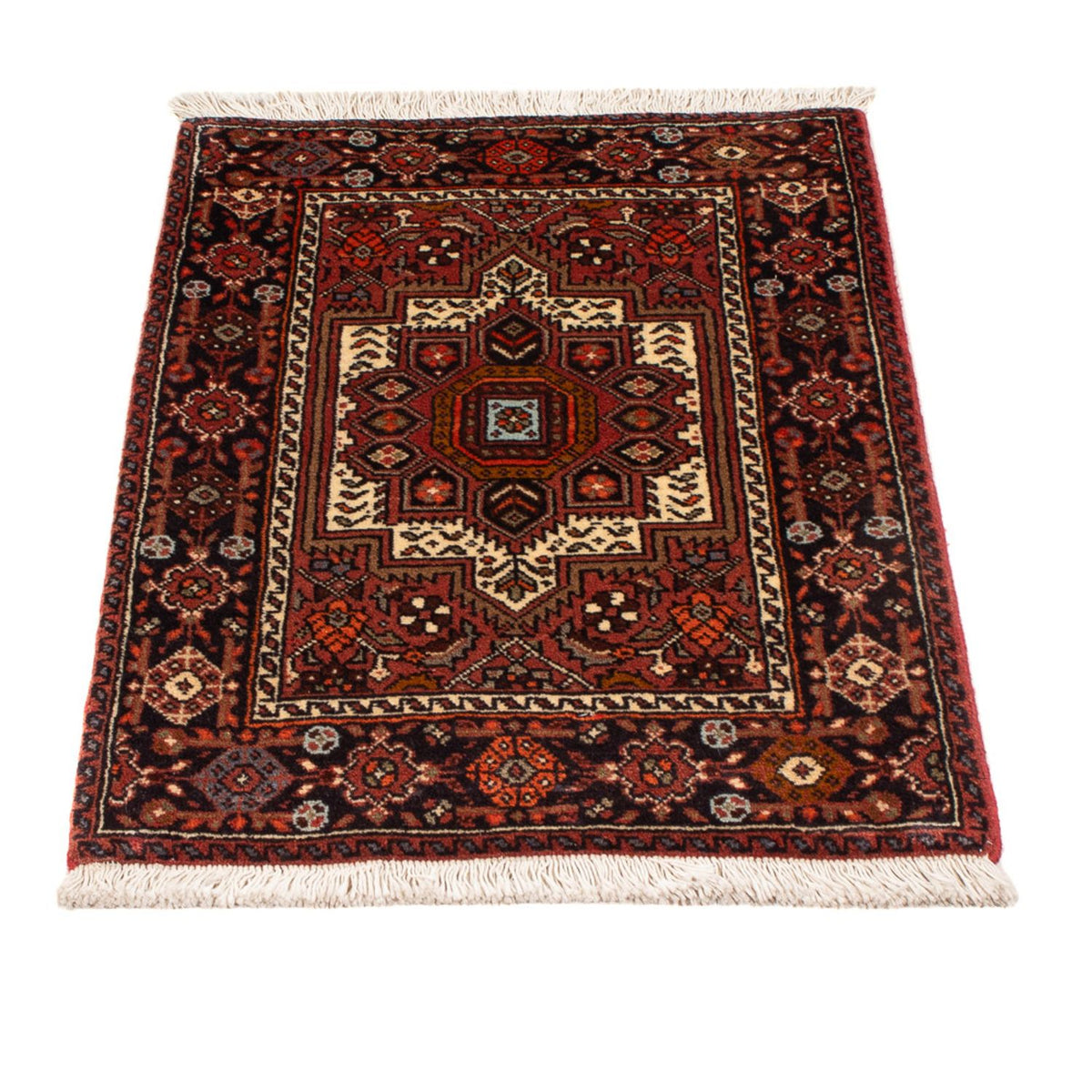 Tapis persan - Nomadic - 72 x 48 cm - rouge