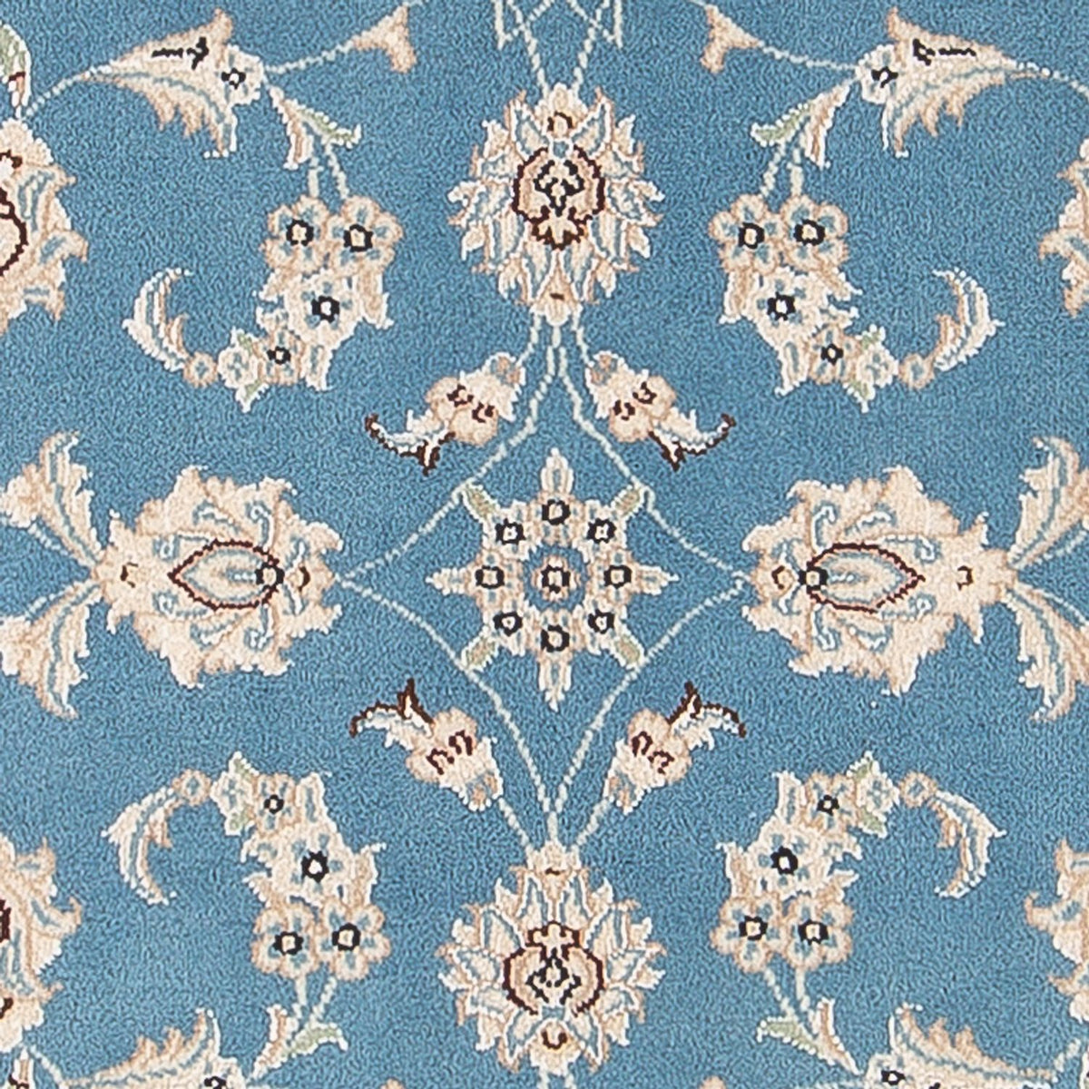 Tapis persan - Nain - Premium - 120 x 80 cm - bleu clair