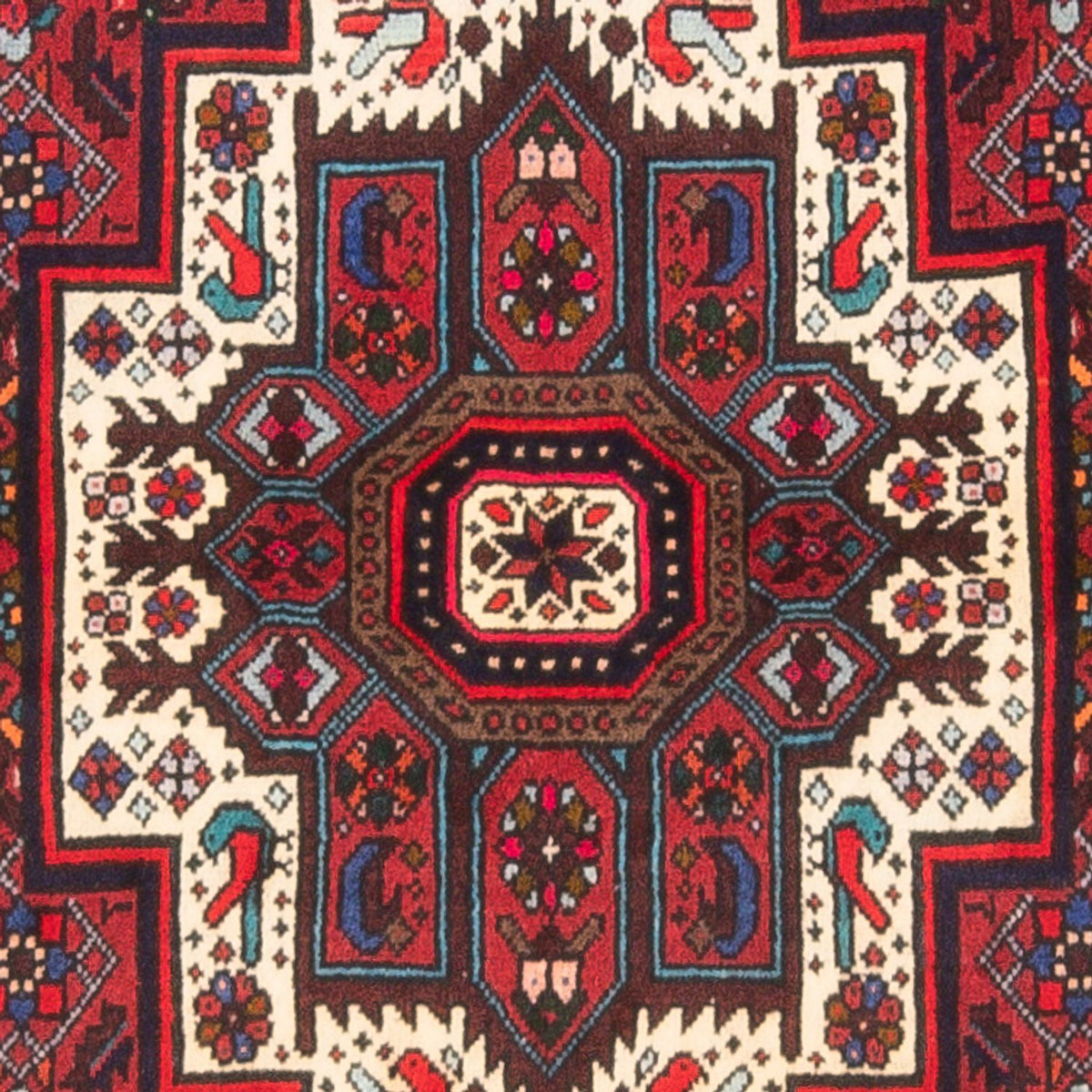 Tapis persan - Nomadic - 135 x 78 cm - crème