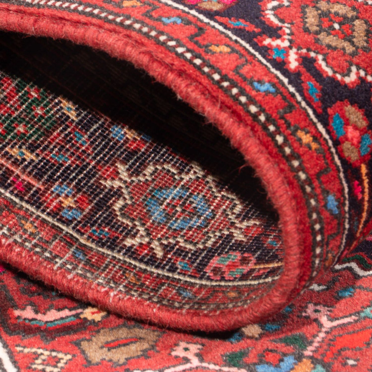 Tapis persan - Nomadic - 123 x 76 cm - rouge