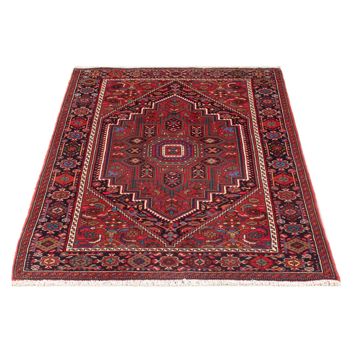 Tapis persan - Nomadic - 123 x 76 cm - rouge