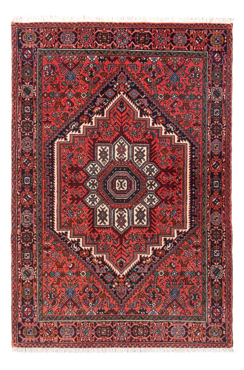 Tapis persan - Nomadic - 123 x 77 cm - rouge