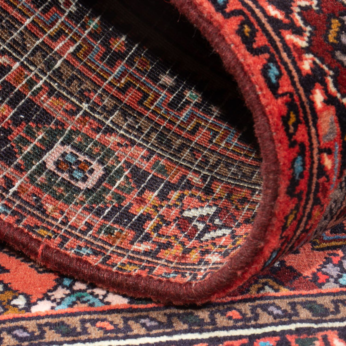 Tapis persan - Nomadic - 123 x 77 cm - rouge