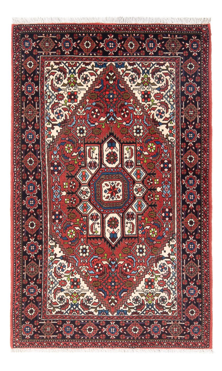 Tapis persan - Nomadic - 131 x 77 cm - crème
