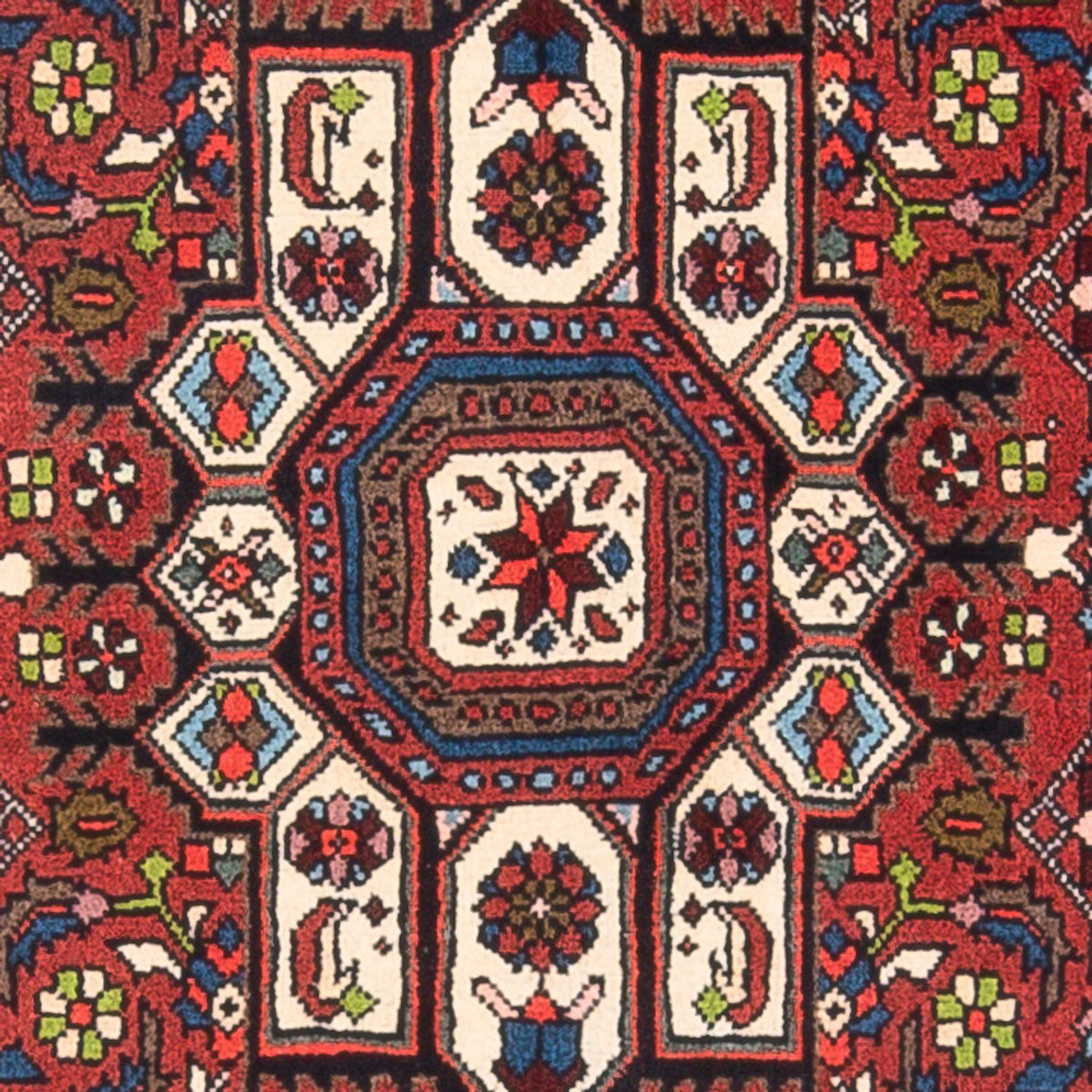 Tapis persan - Nomadic - 131 x 77 cm - crème