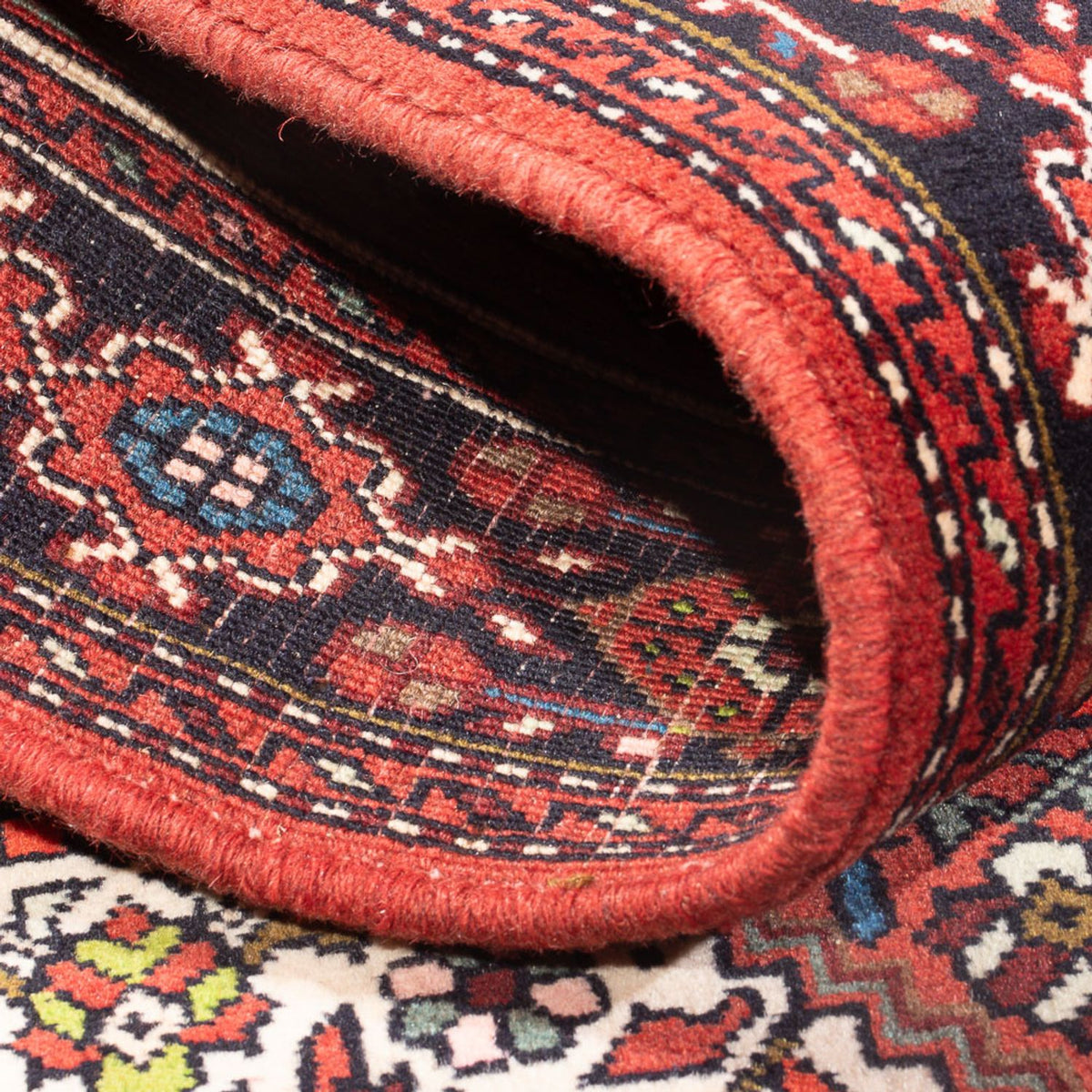 Tapis persan - Nomadic - 131 x 77 cm - crème