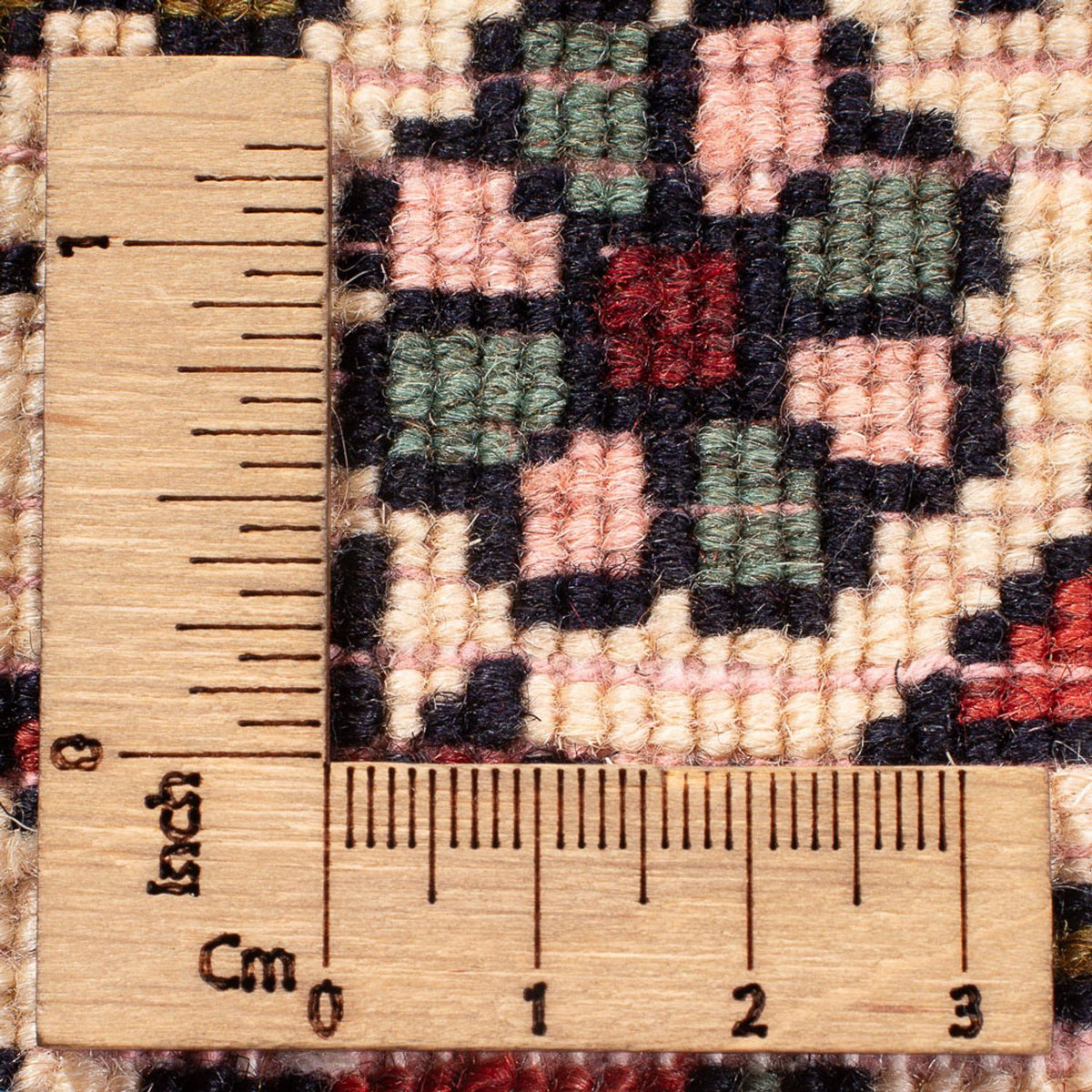 Tapis persan - Nomadic - 131 x 77 cm - crème