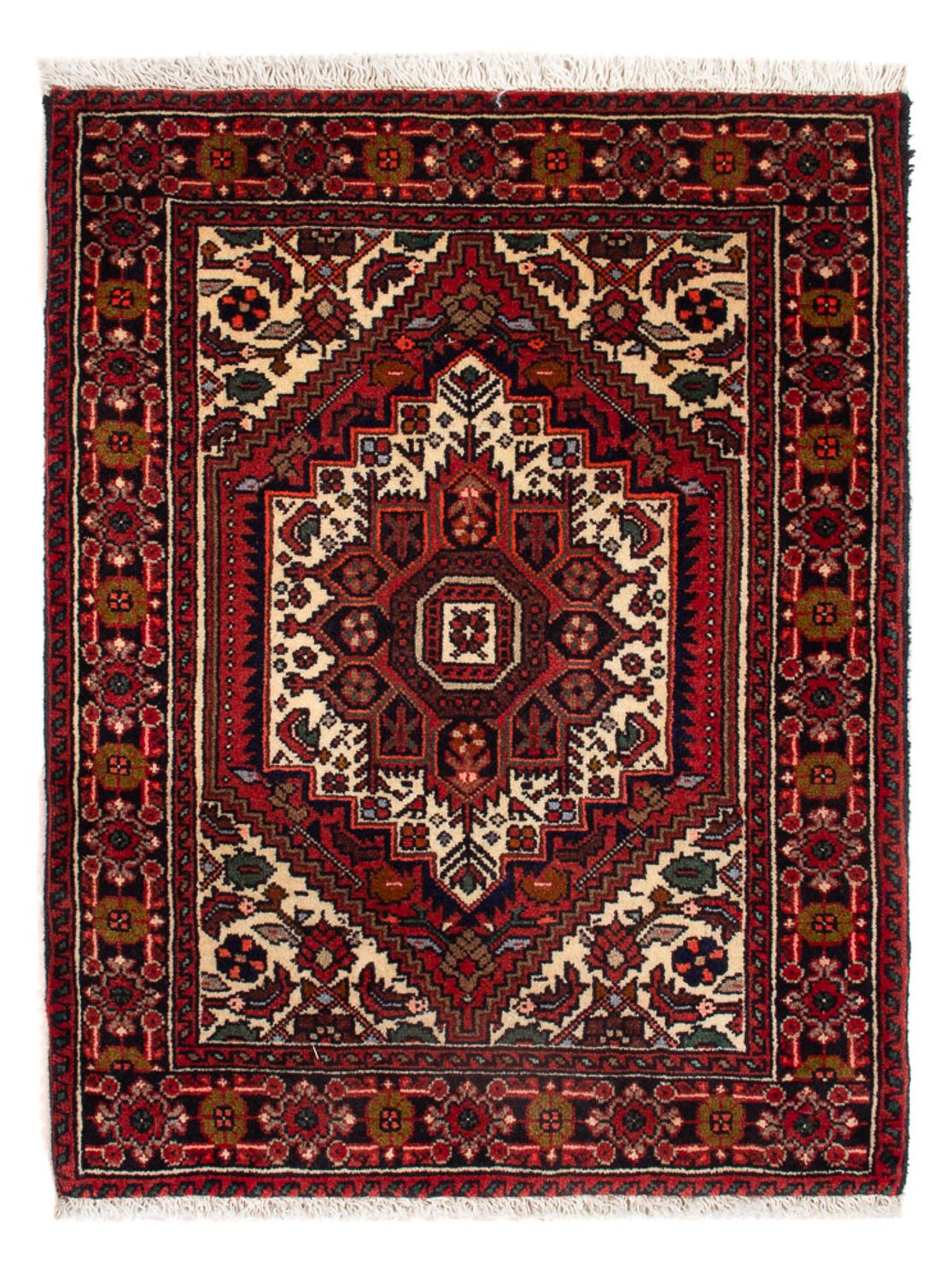 Tapis persan - Nomadic - 70 x 53 cm - rouge