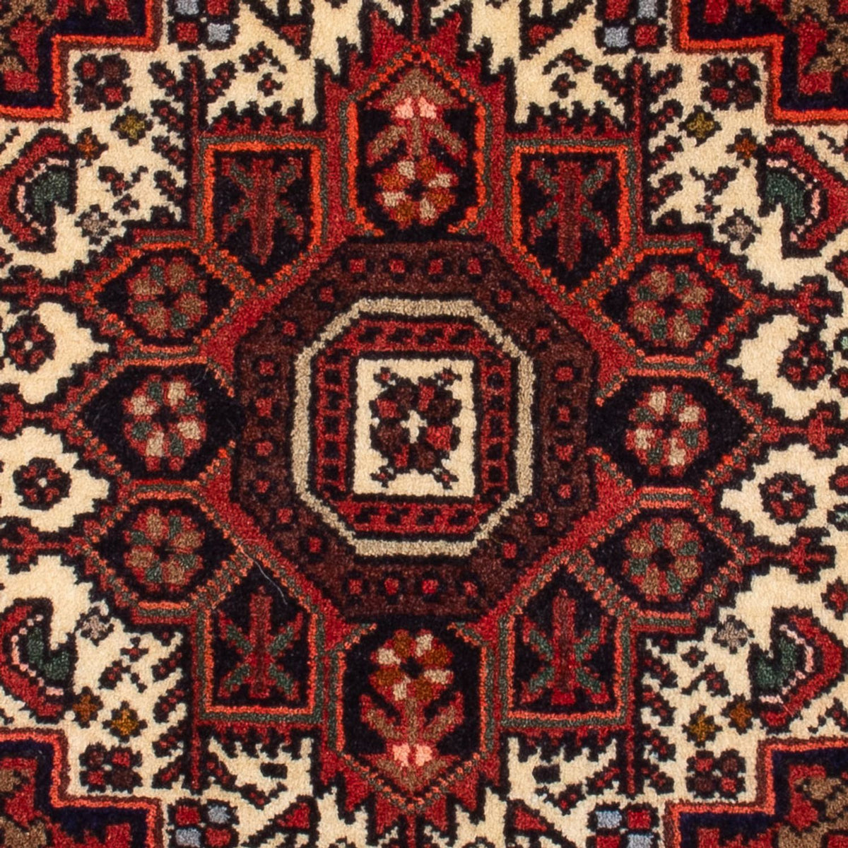 Tapis persan - Nomadic - 70 x 53 cm - rouge