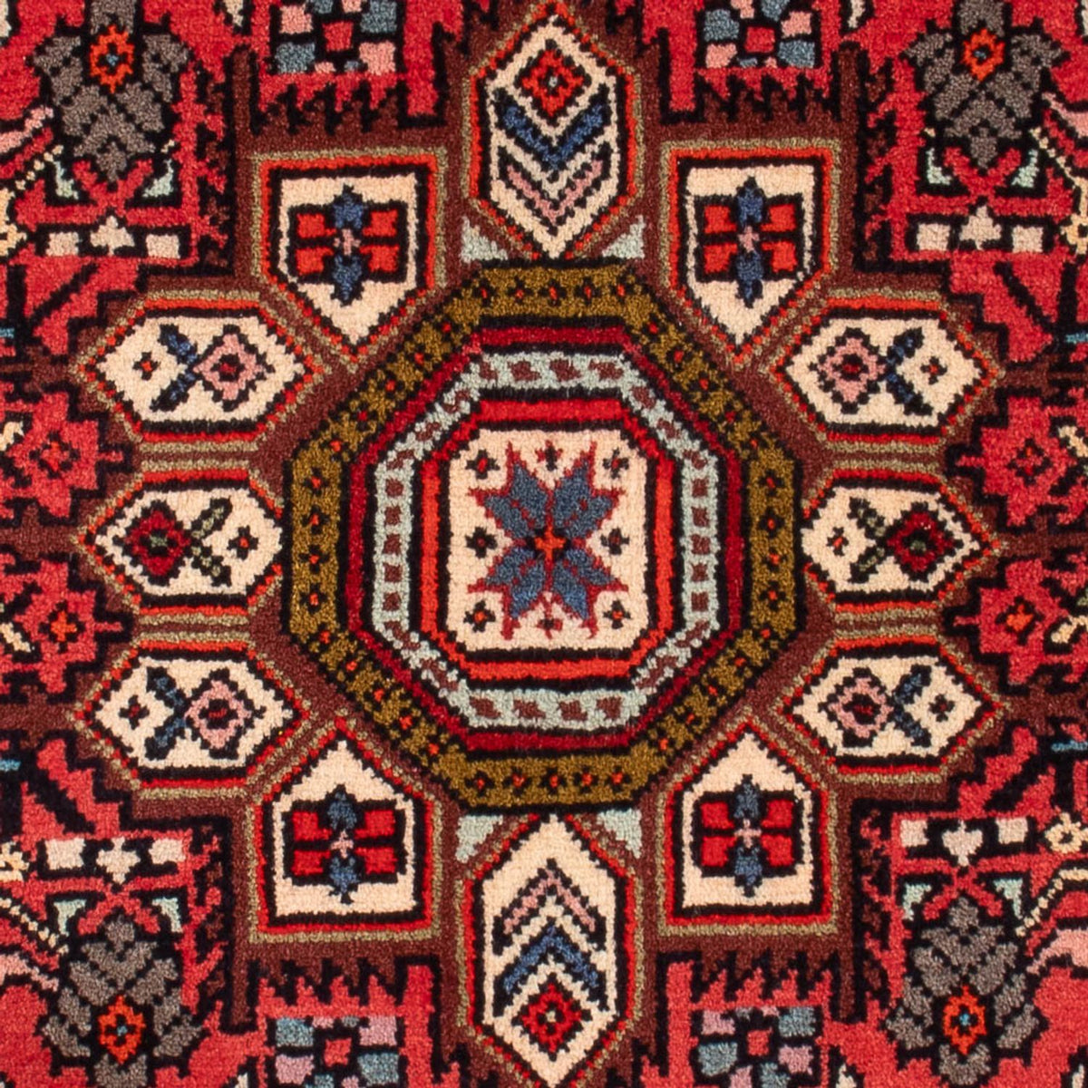 Tapis persan - Nomadic - 91 x 58 cm - rouge