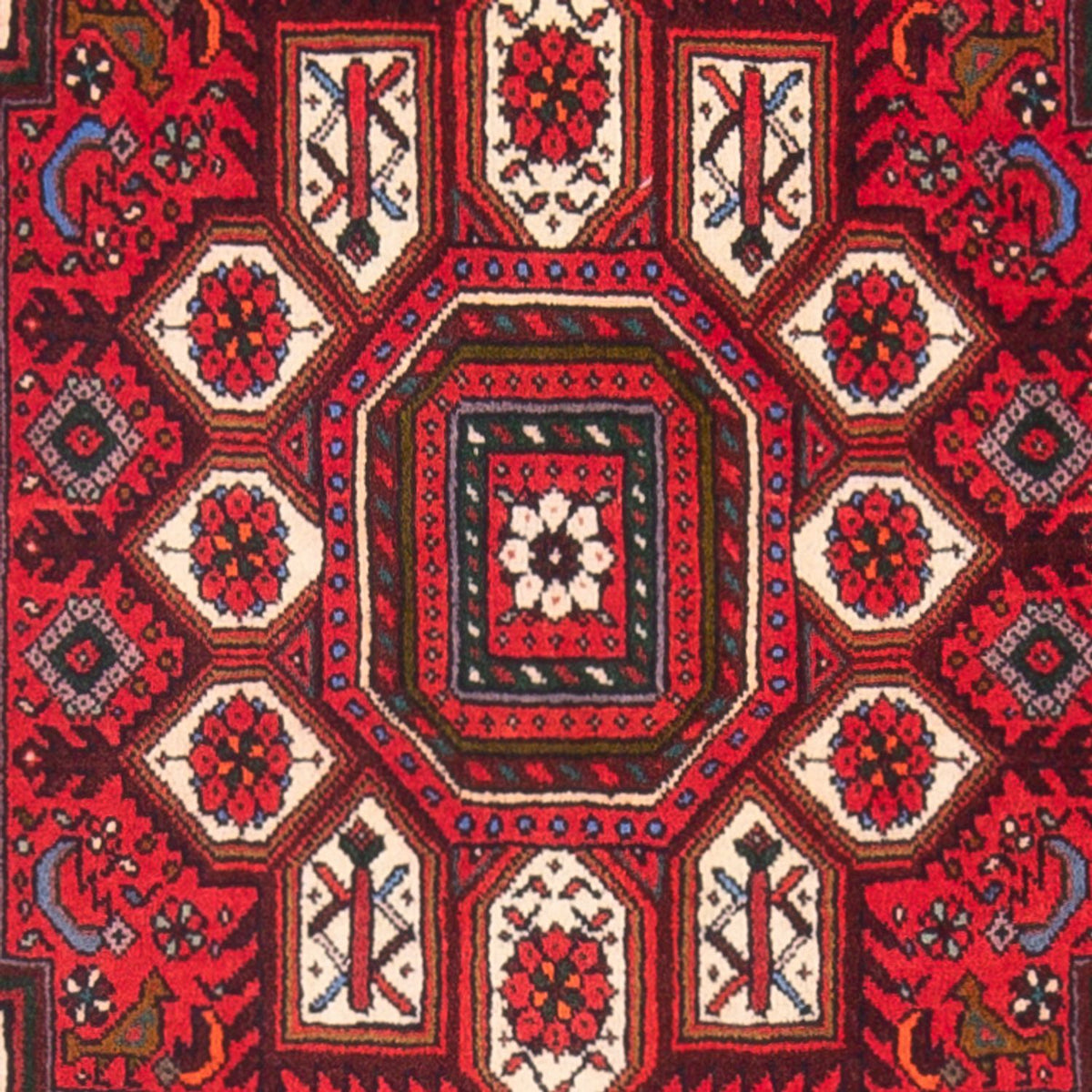 Tapis persan - Nomadic - 137 x 78 cm - rouge