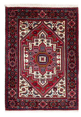 Tapis persan - Nomadic - 88 x 63 cm - rouge
