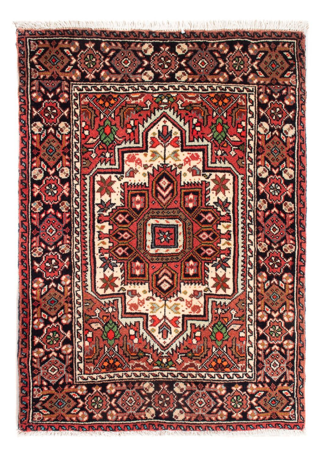 Tapis persan - Nomadic - 72 x 52 cm - rouge