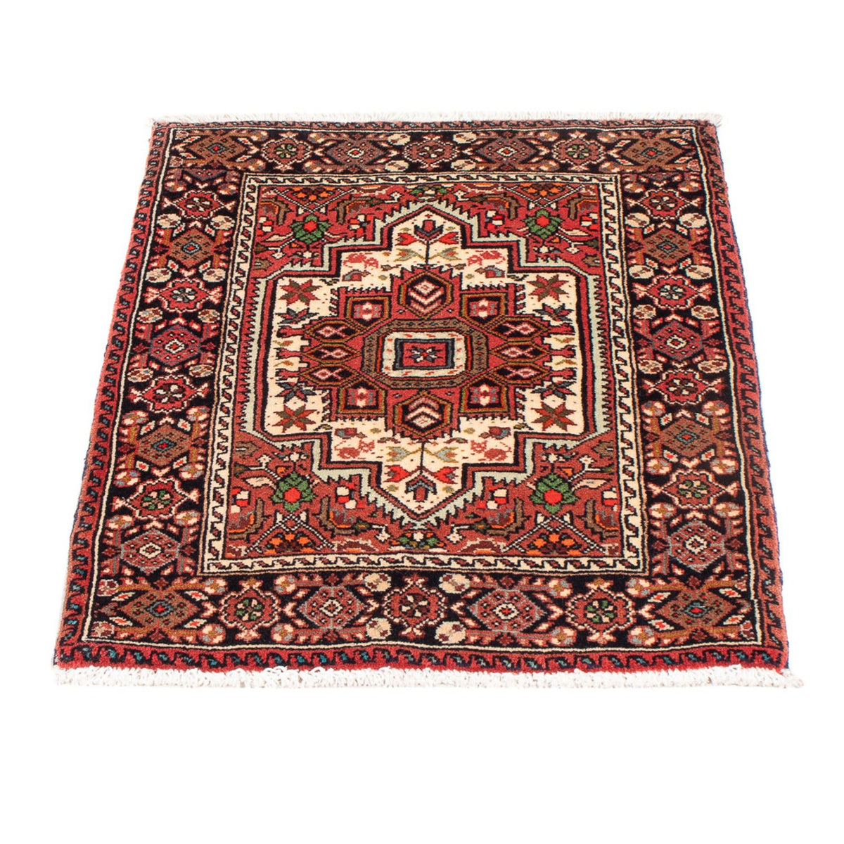 Tapis persan - Nomadic - 72 x 52 cm - rouge
