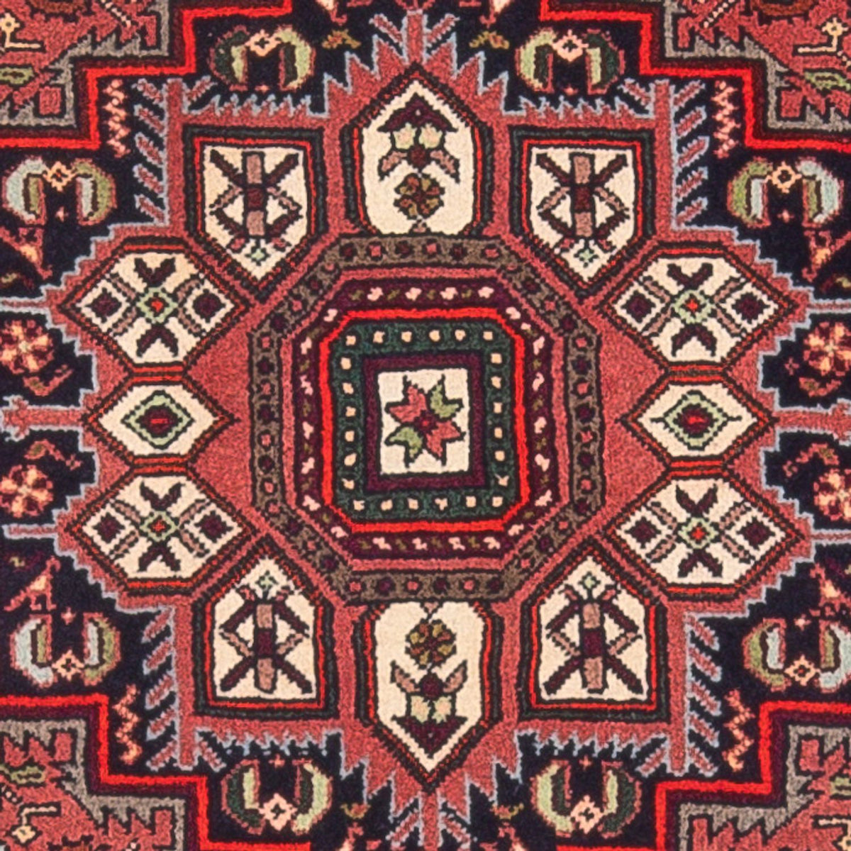 Tapis persan - Nomadic - 118 x 82 cm - crème