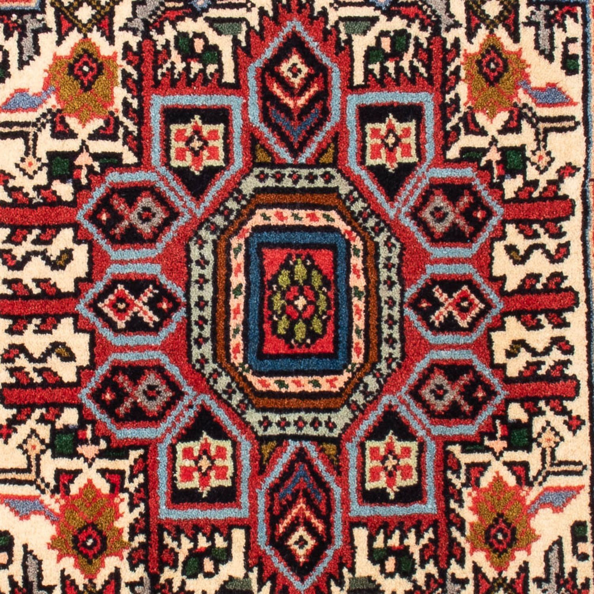 Tapis persan - Nomadic - 91 x 58 cm - rouge
