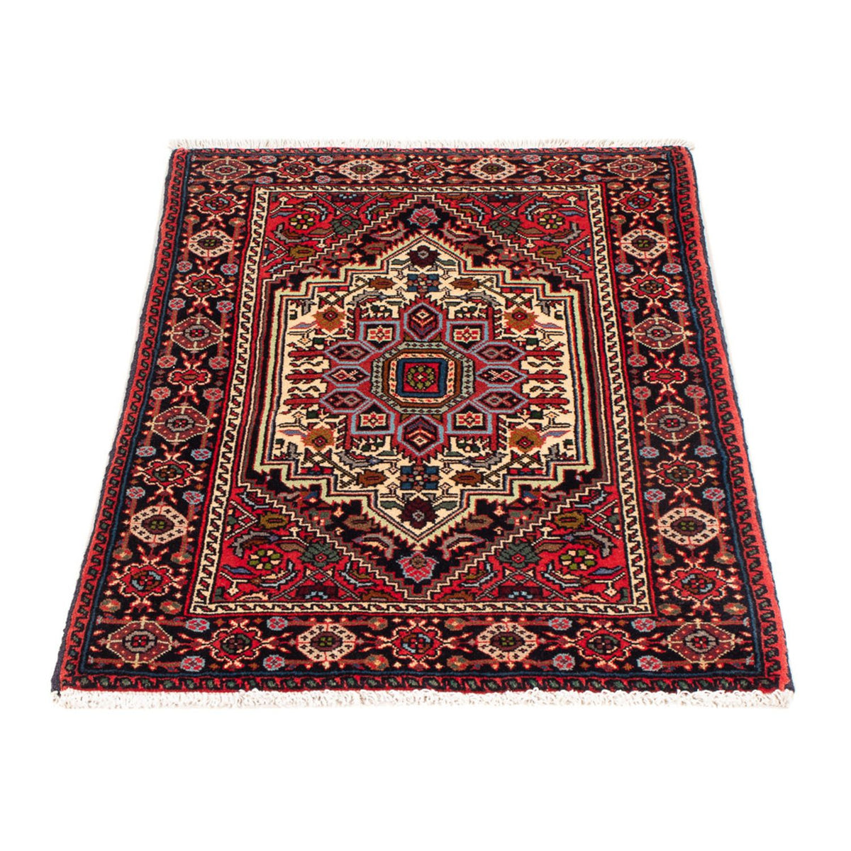 Tapis persan - Nomadic - 91 x 58 cm - rouge