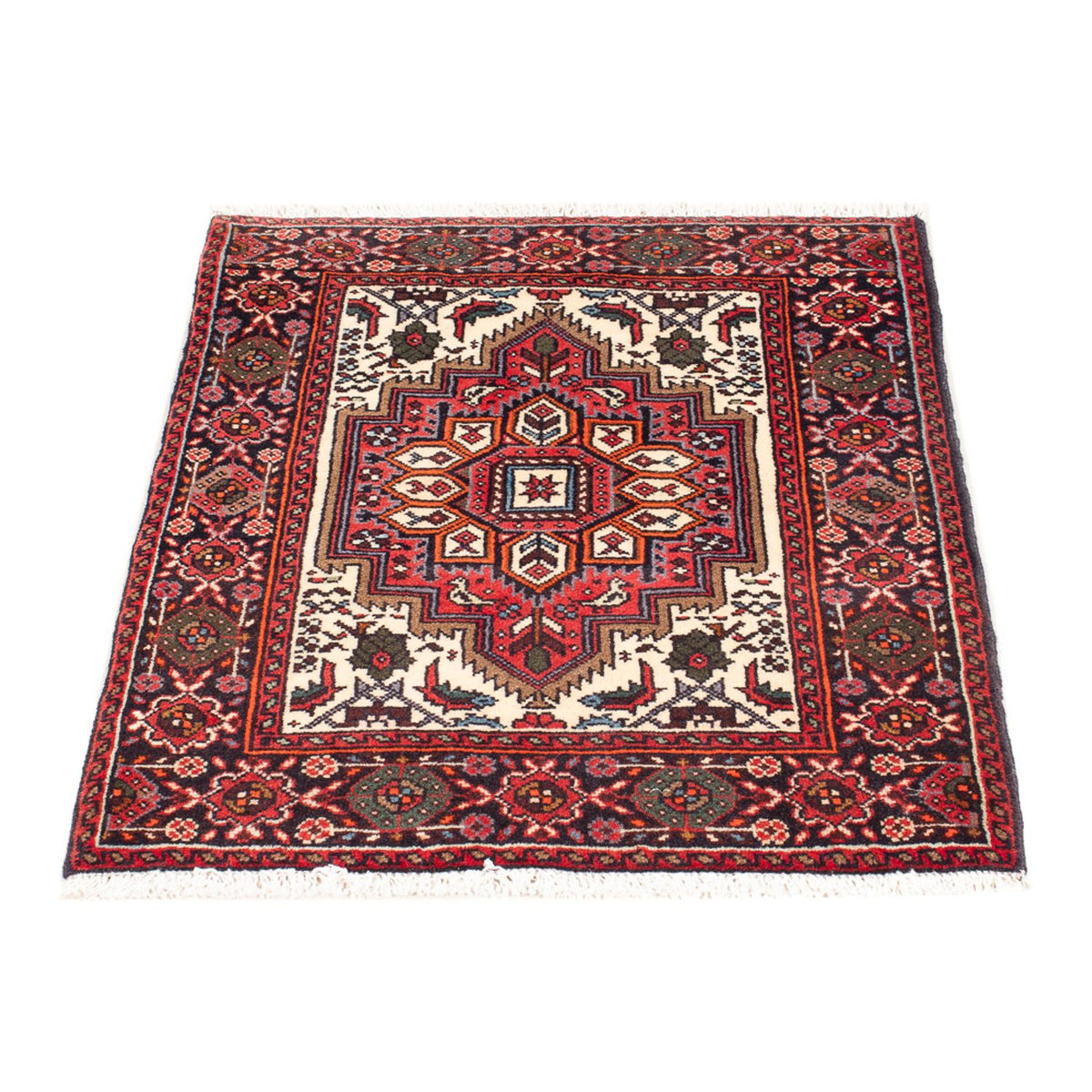 Tapis persan - Nomadic - 68 x 50 cm - crème