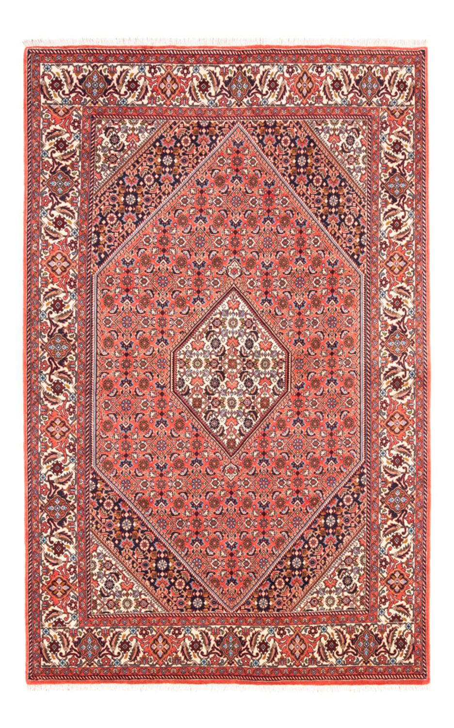 Tapis persan - Bidjar - 242 x 170 cm - rouge