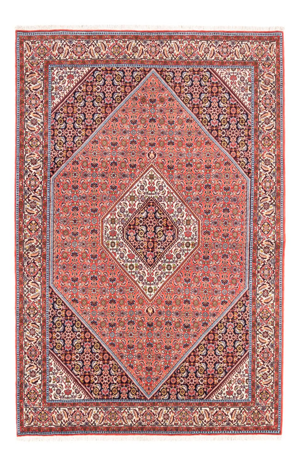 Tapis persan - Bidjar - 243 x 170 cm - rouge