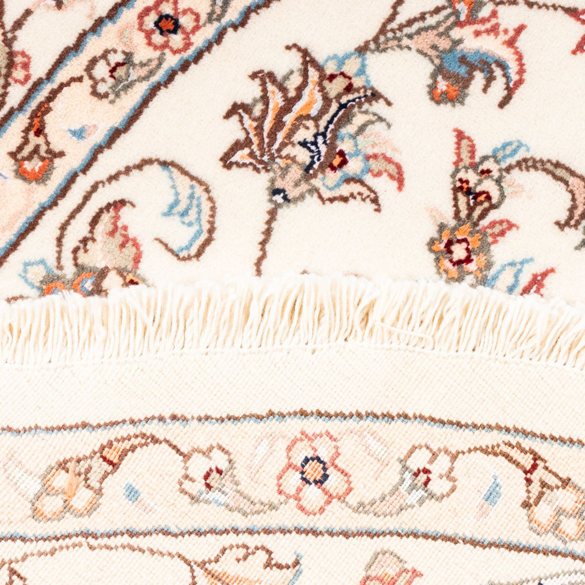 Tapis persan - Tabriz ronde  - 153 x 150 cm - crème