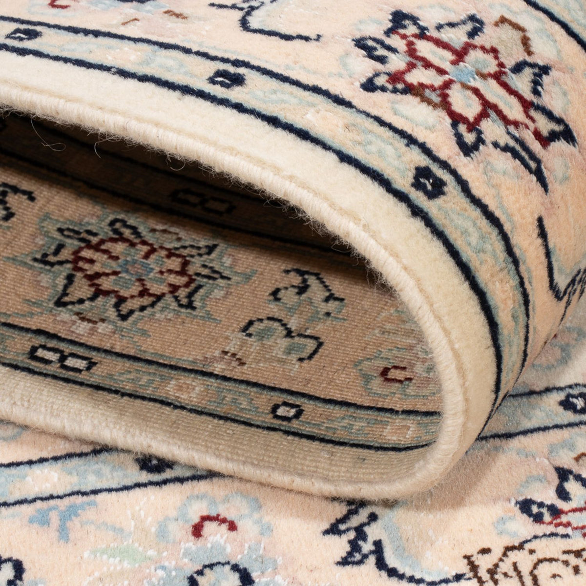 Tapis persan - Nain - Premium - 120 x 81 cm - crème