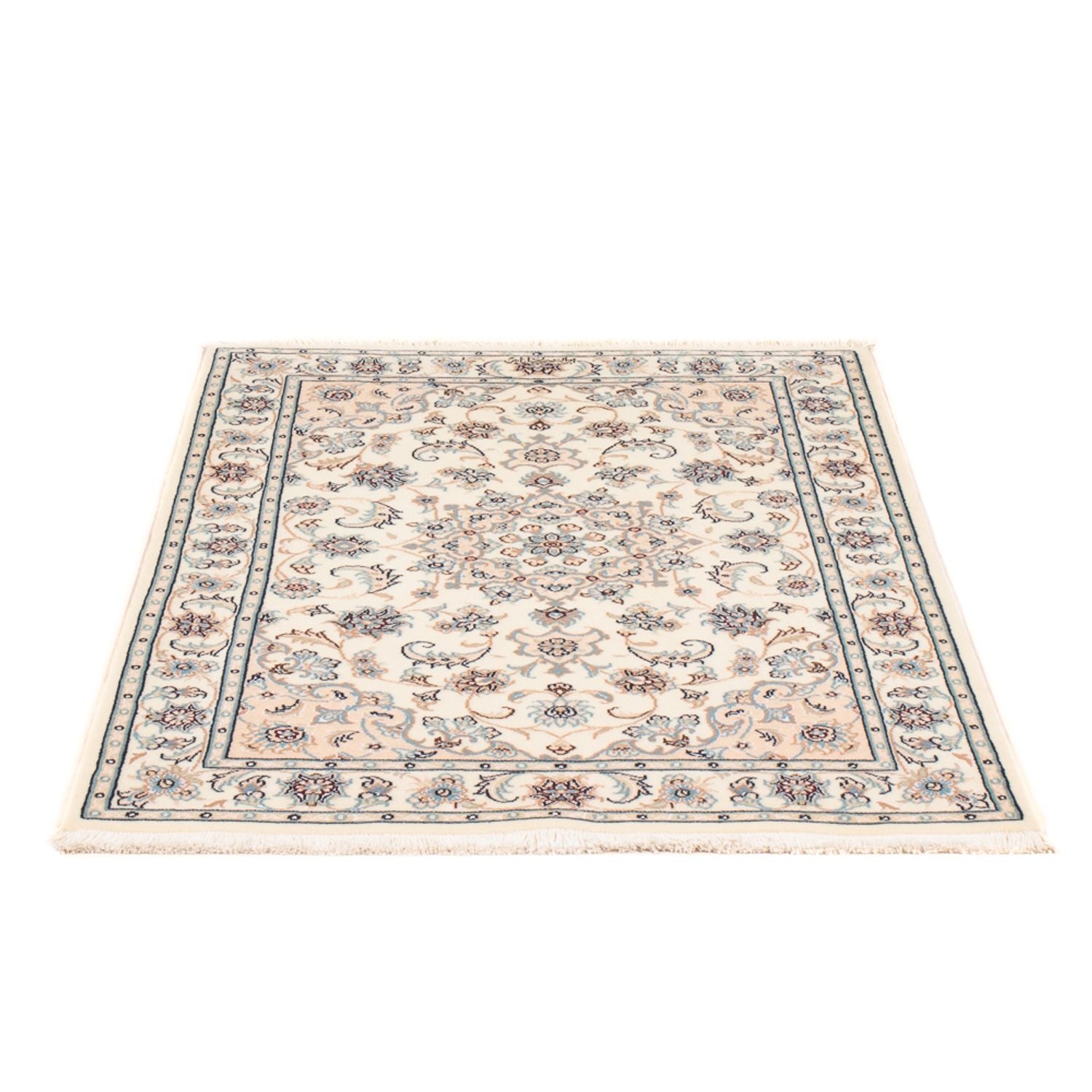 Tapis persan - Nain - Premium - 120 x 80 cm - crème