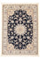 Tapis persan - Nain - Premium - 120 x 80 cm - bleu foncé