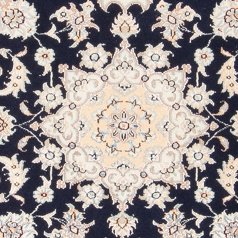 Tapis persan - Nain - Premium - 120 x 80 cm - bleu foncé