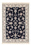 Tapis persan - Nain - Premium - 120 x 79 cm - bleu foncé