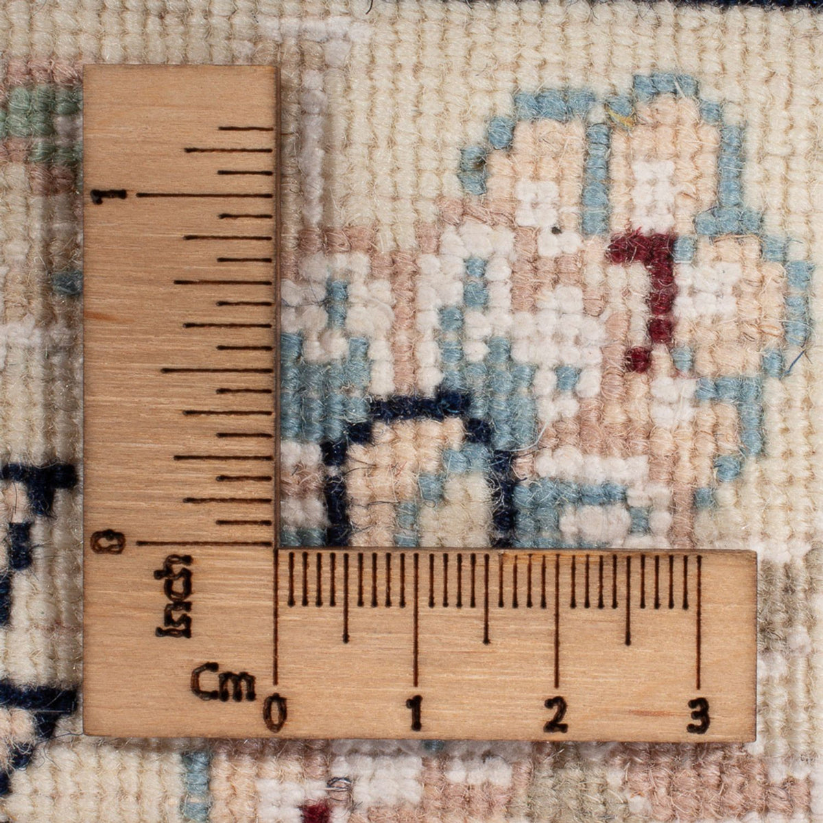 Tapis persan - Nain - Premium - 122 x 80 cm - bleu foncé