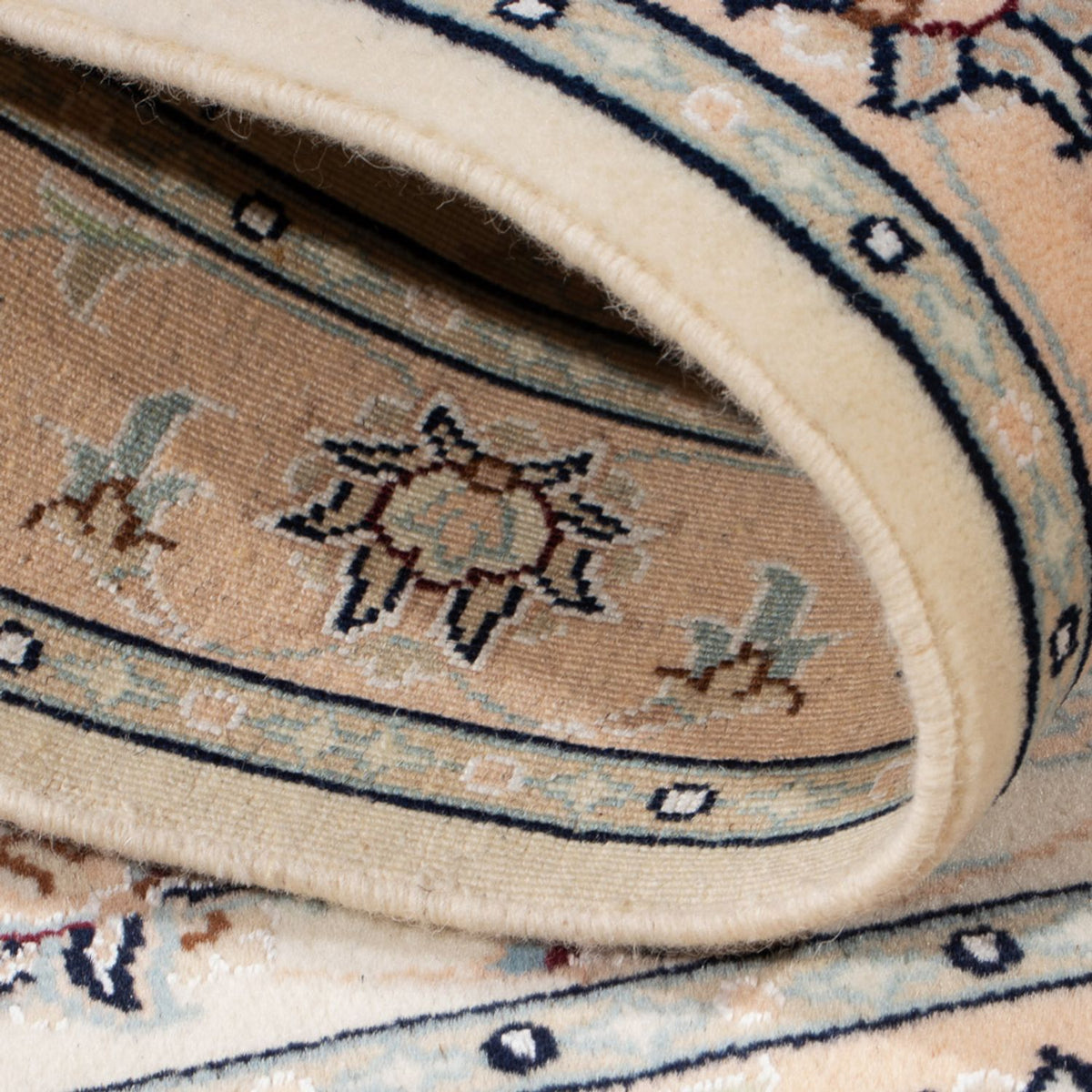 Tapis persan - Nain - Premium - 115 x 82 cm - crème