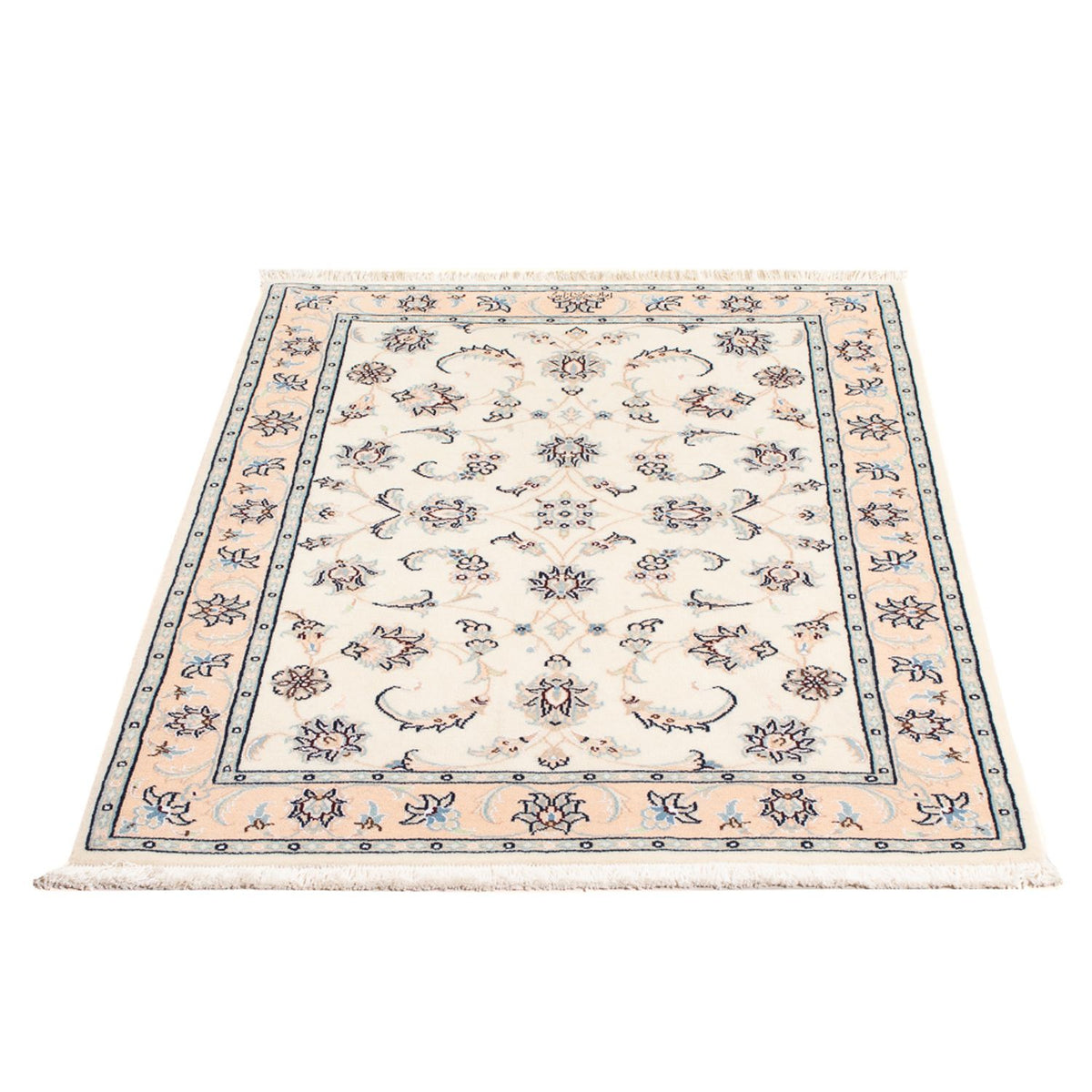 Tapis persan - Nain - Premium - 115 x 82 cm - crème