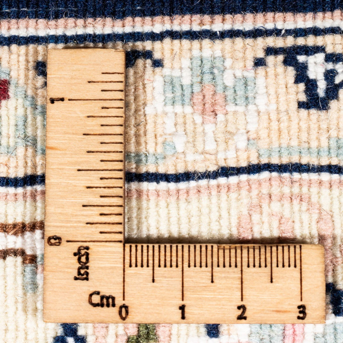 Tapis persan - Nain - Premium - 161 x 105 cm - bleu foncé