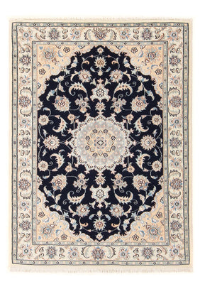 Tapis persan - Nain - Premium - 120 x 84 cm - bleu foncé