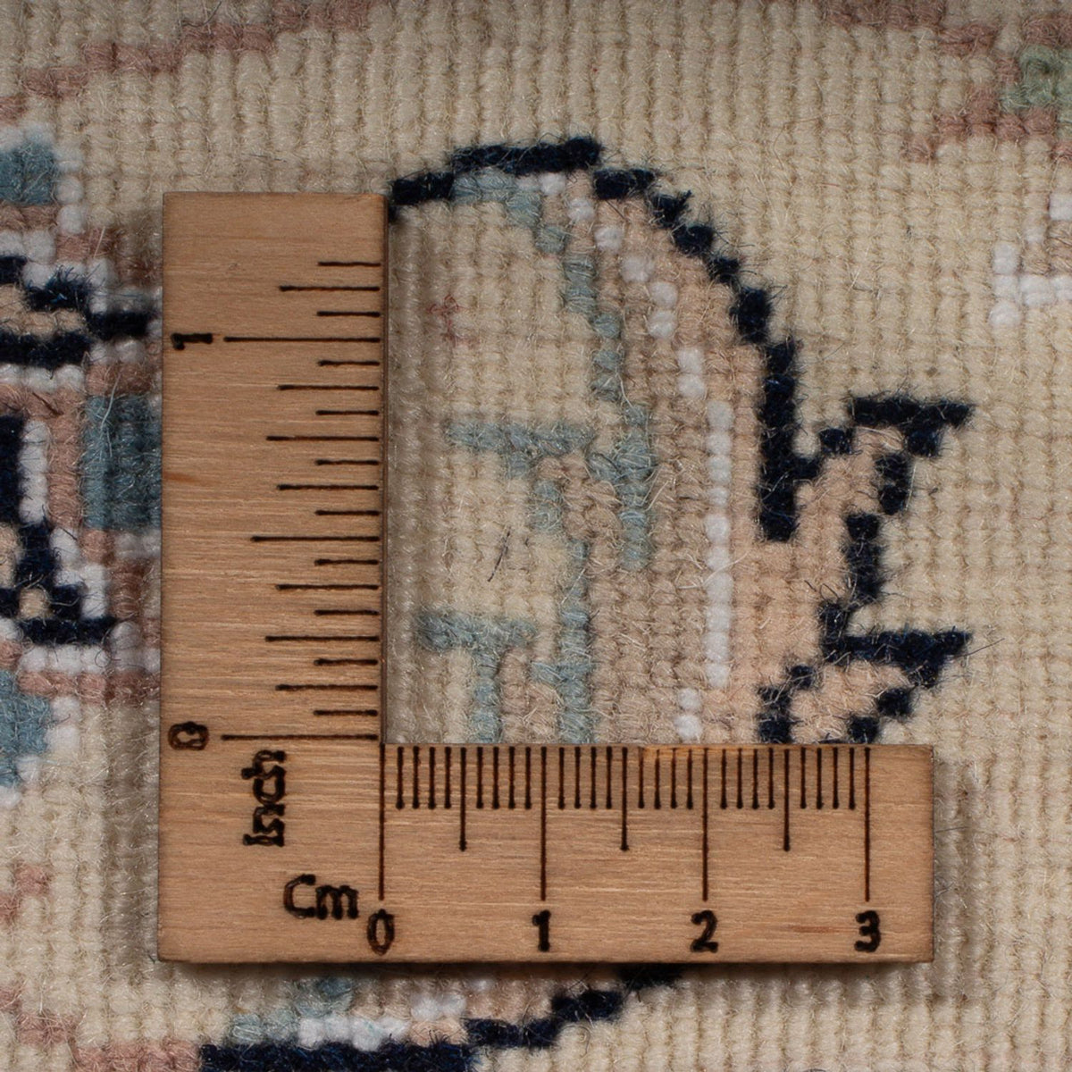 Tapis persan - Nain - Premium - 120 x 84 cm - bleu foncé