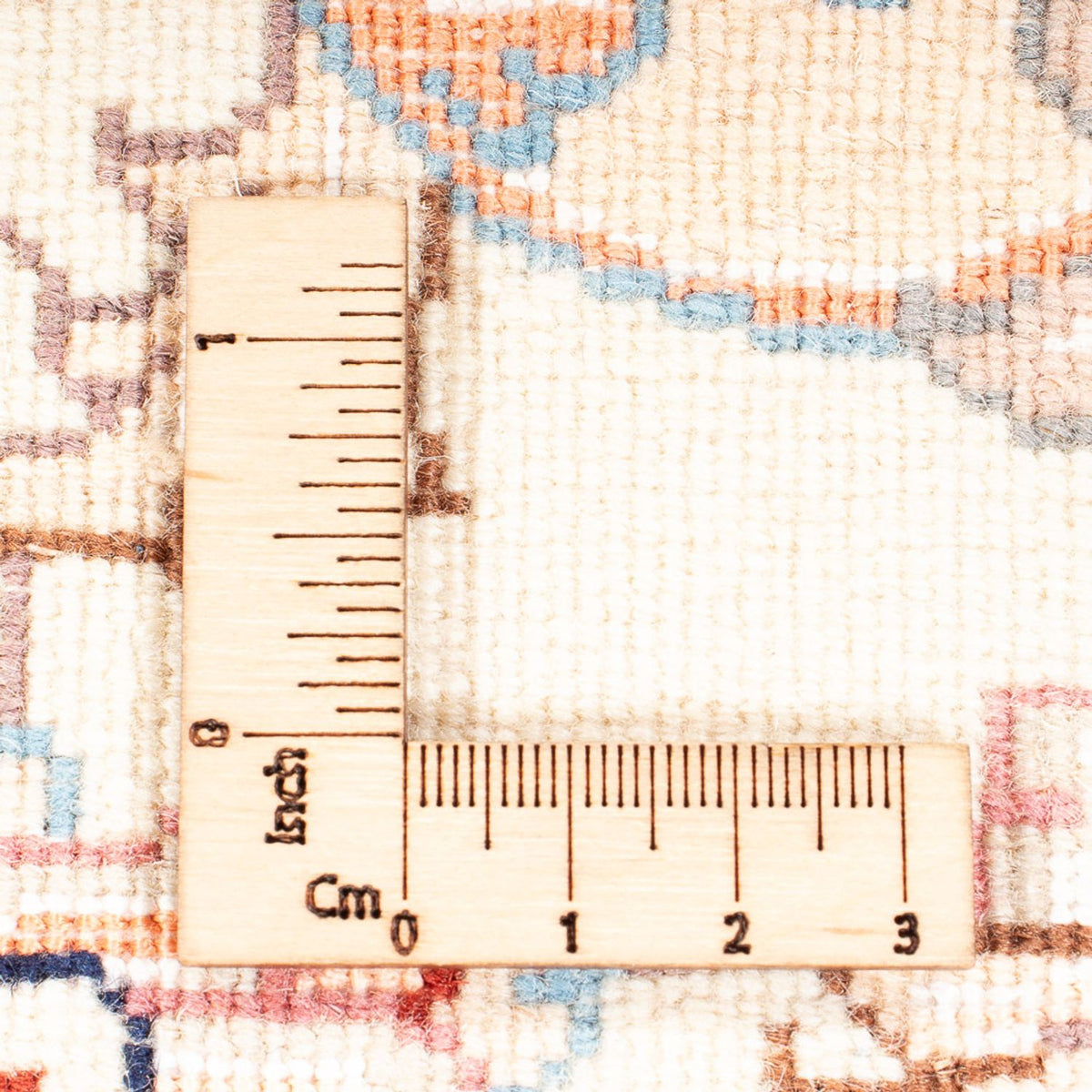 Tapis de couloir Tapis persan - Tabriz - Royal - 298 x 87 cm - crème