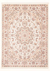 Tapis de Tabriz - 50 rangs Tapis 150x205cm - Tapis persan - Rectangle / Crème / 150 x 205 cm Rectangle