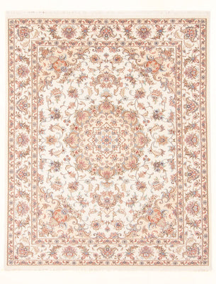 Tapis persan - Tabriz - Royal - 197 x 150 cm - crème