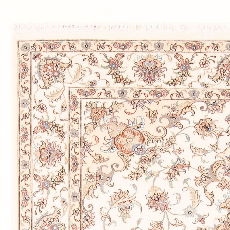 Tapis persan - Tabriz - Royal - 197 x 150 cm - crème
