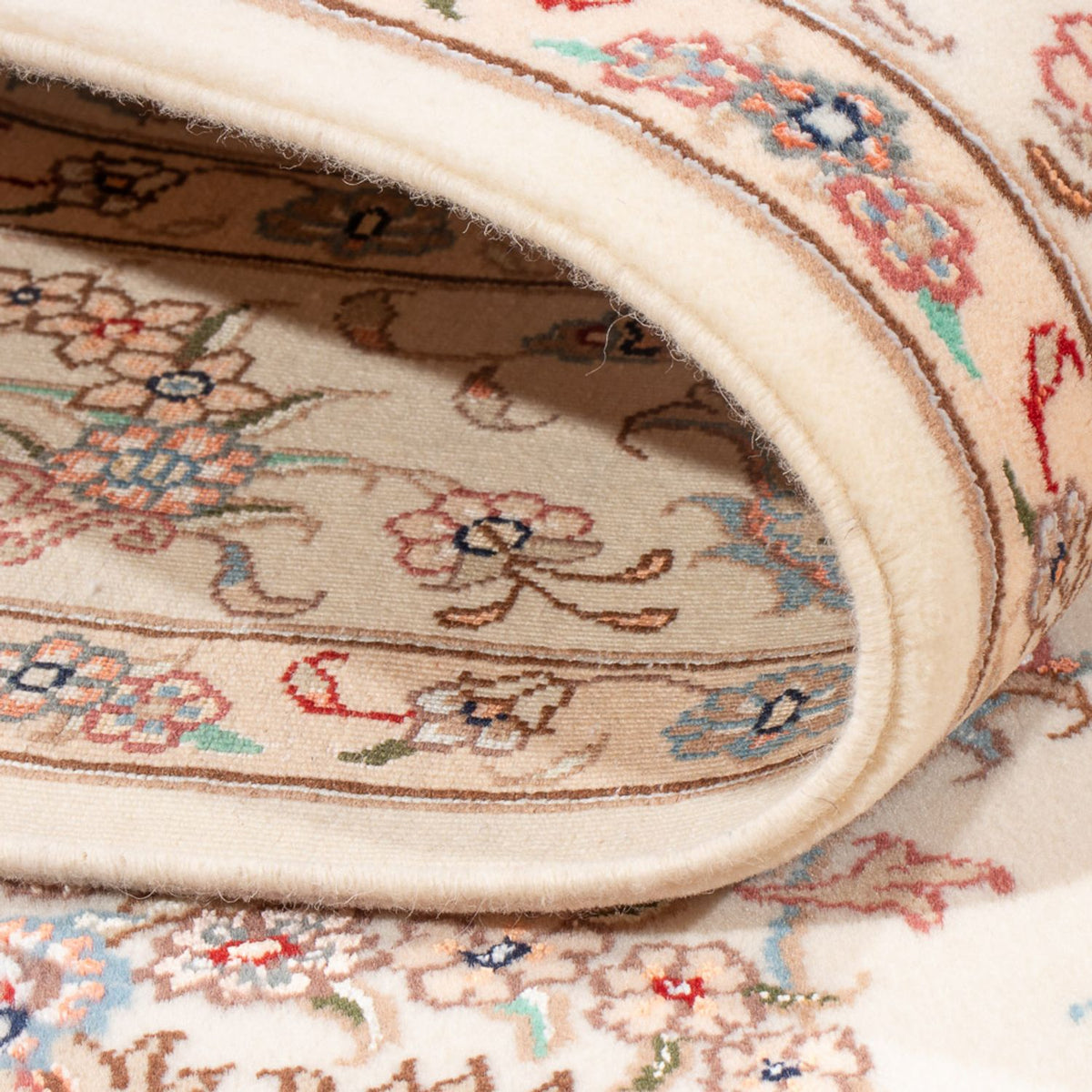 Tapis persan - Tabriz - Royal - 197 x 150 cm - crème