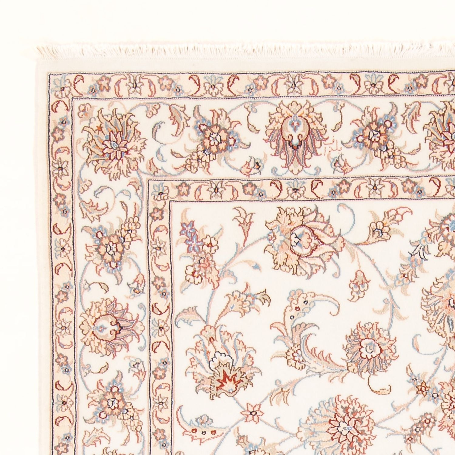 Tapis persan - Tabriz - Royal - 201 x 150 cm - crème