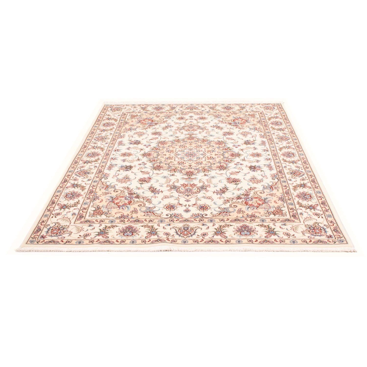 Tapis persan - Tabriz - Royal - 198 x 149 cm - crème