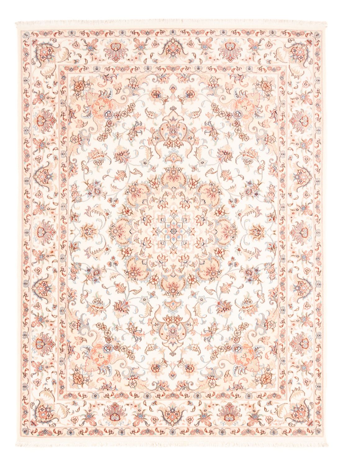 Tapis persan - Tabriz - 203 x 150 cm - crème