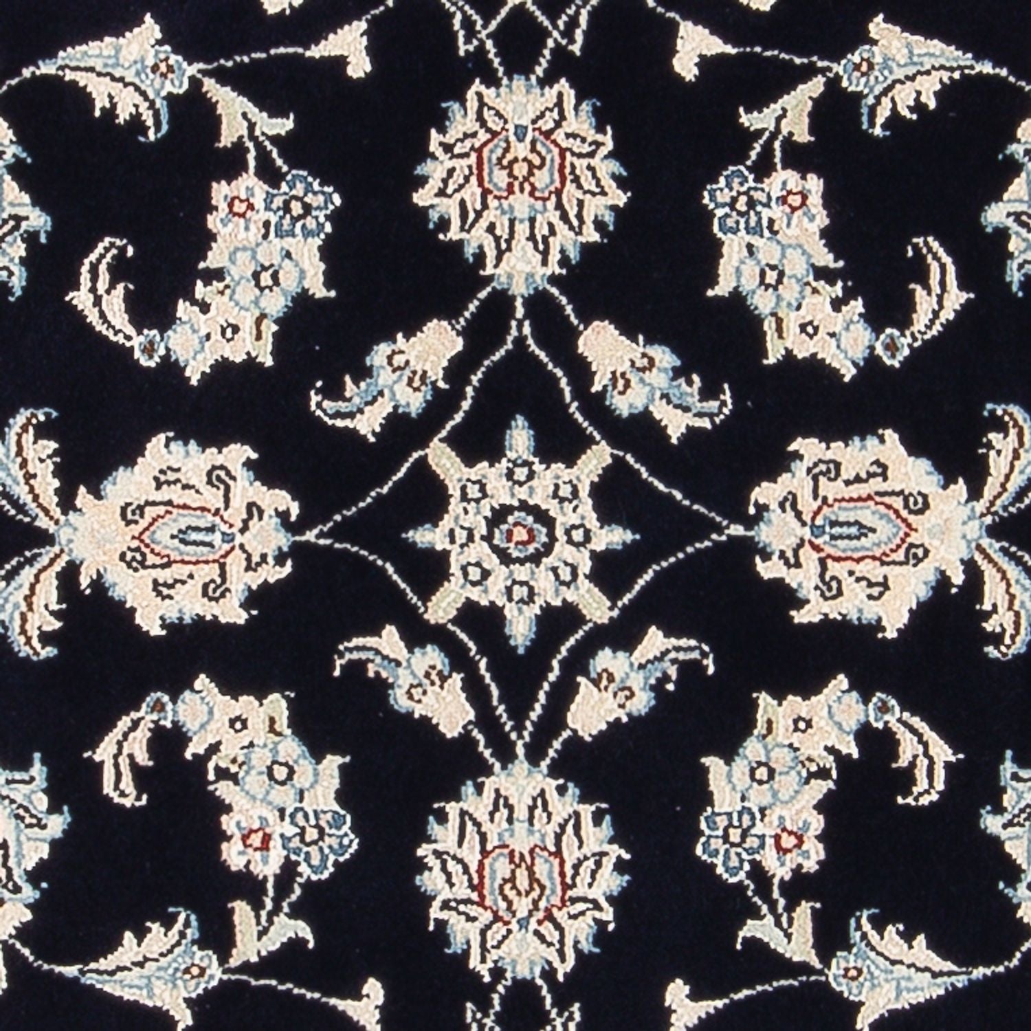 Tapis persan - Nain - Premium - 120 x 80 cm - bleu foncé