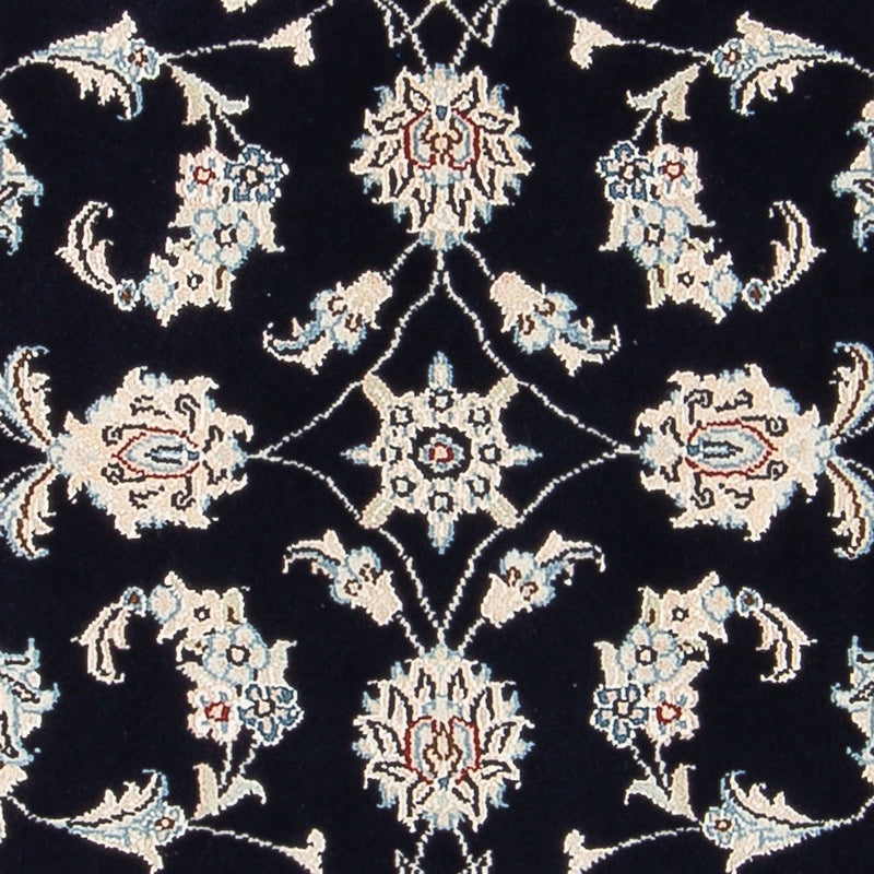 Tapis persan - Nain - Premium - 120 x 80 cm - bleu foncé